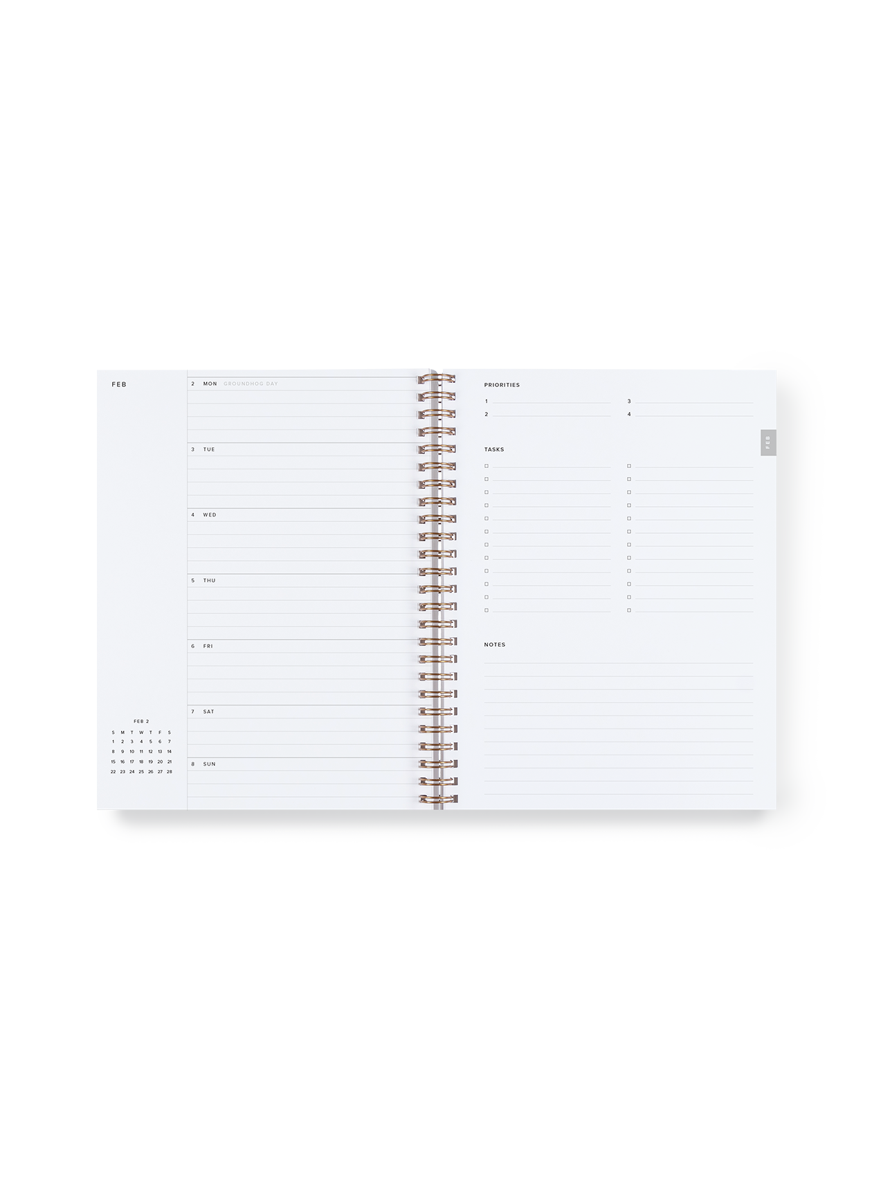 Appointed - 2026 Compact Task Planner: Lavender Gray