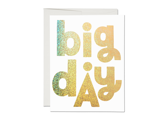 Red Cap Cards - Big Day congratulations greeting card