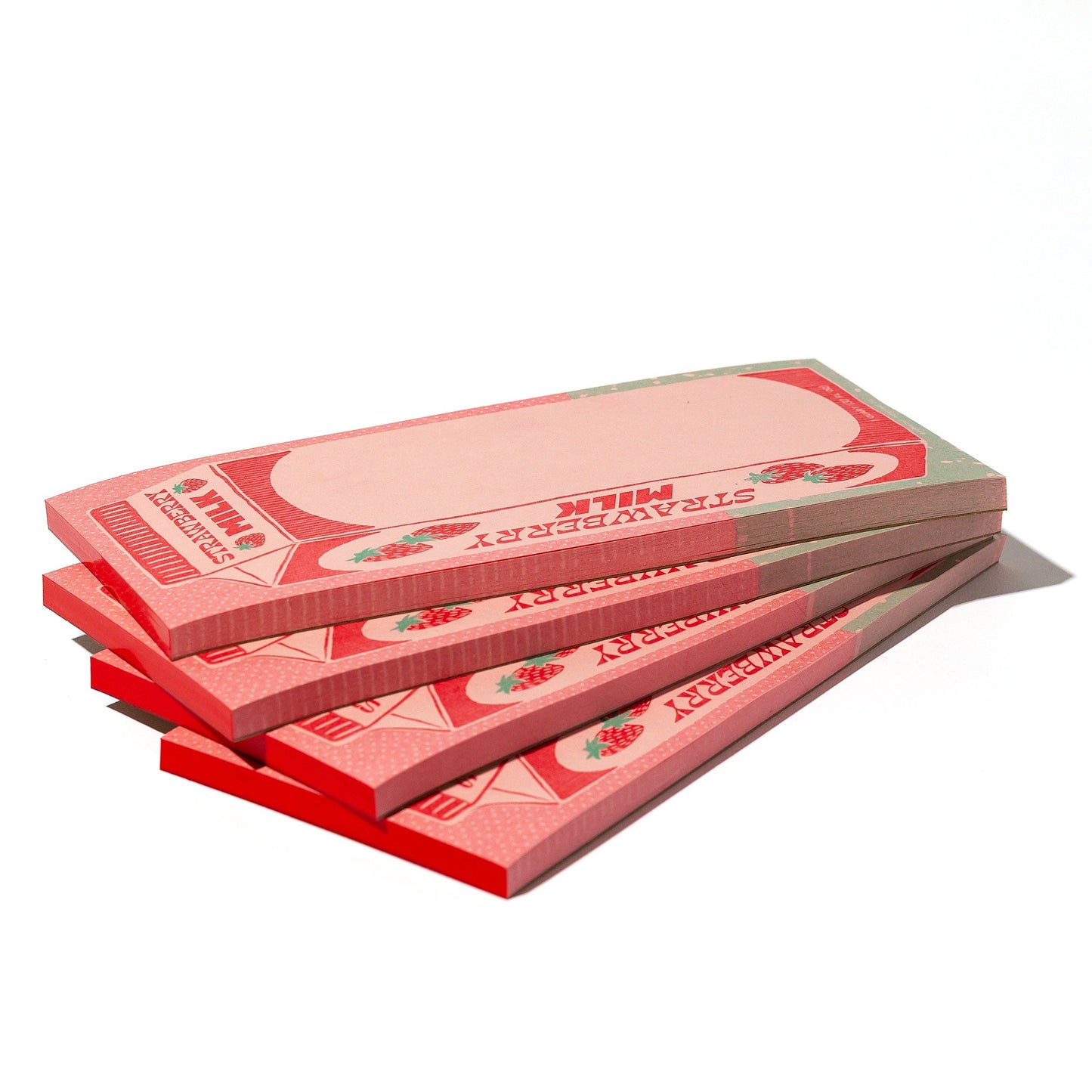 Bromstad Printing Co. - Strawberry Milk - Risograph Notepad