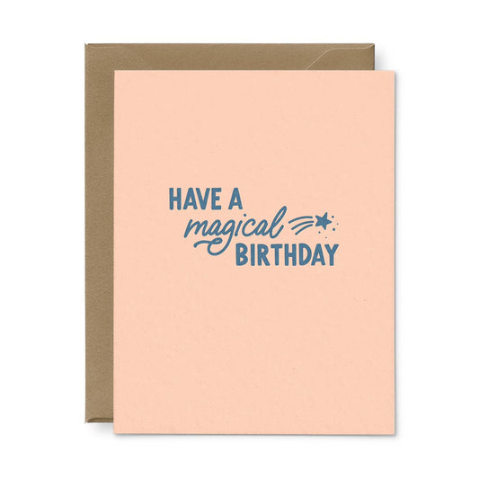 Ruff House Print Shop - Magical Birthday Greeting Card - Single