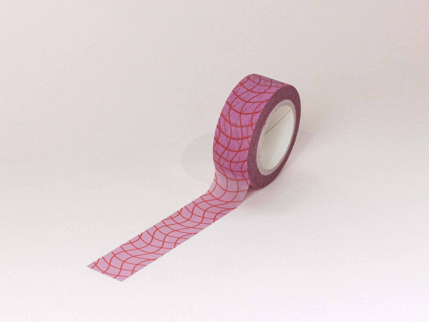 My Darlin' - La Grid En Rose 15mm • Wavy Grid Washi Tape