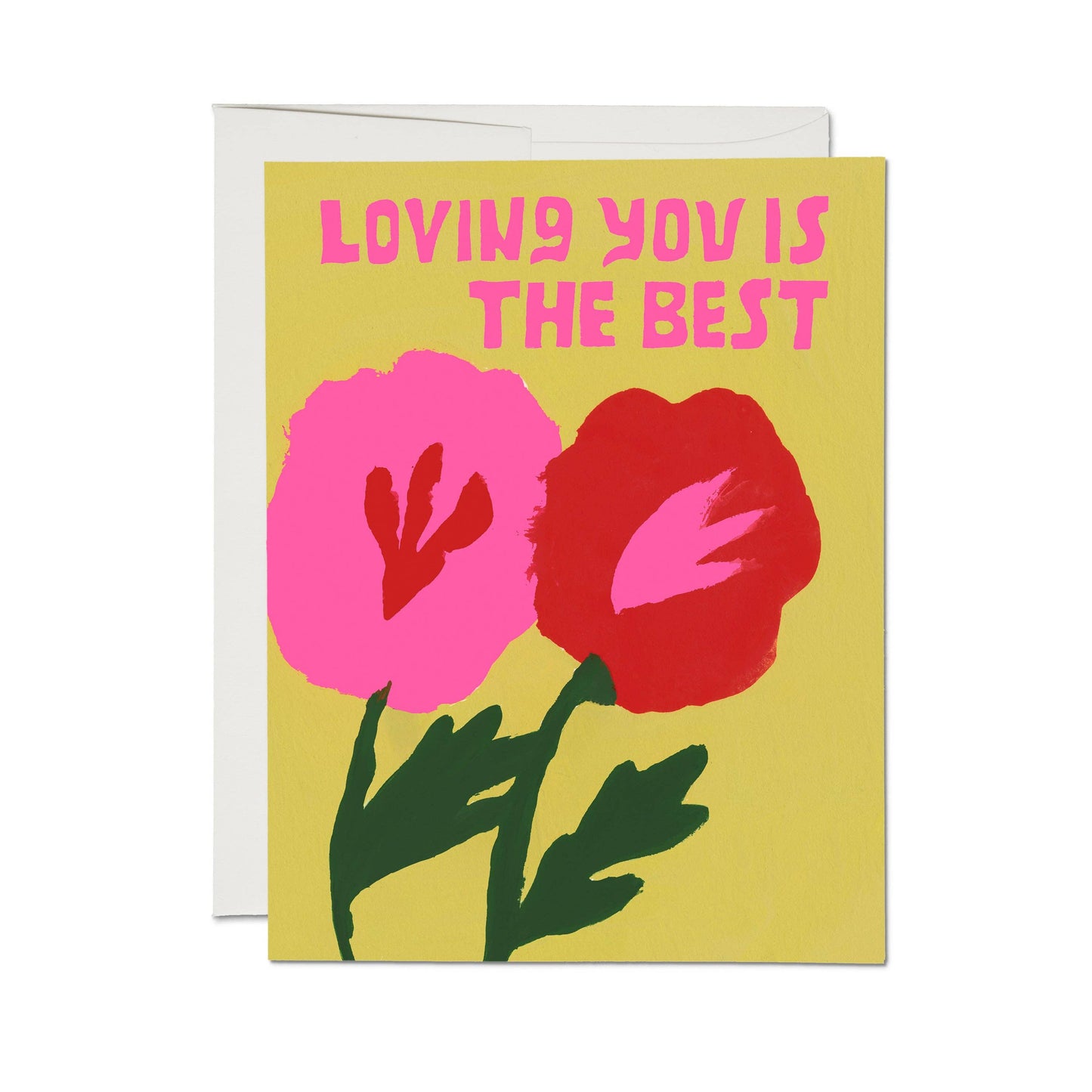 Red Cap Cards - Loving You greeting card: Single
