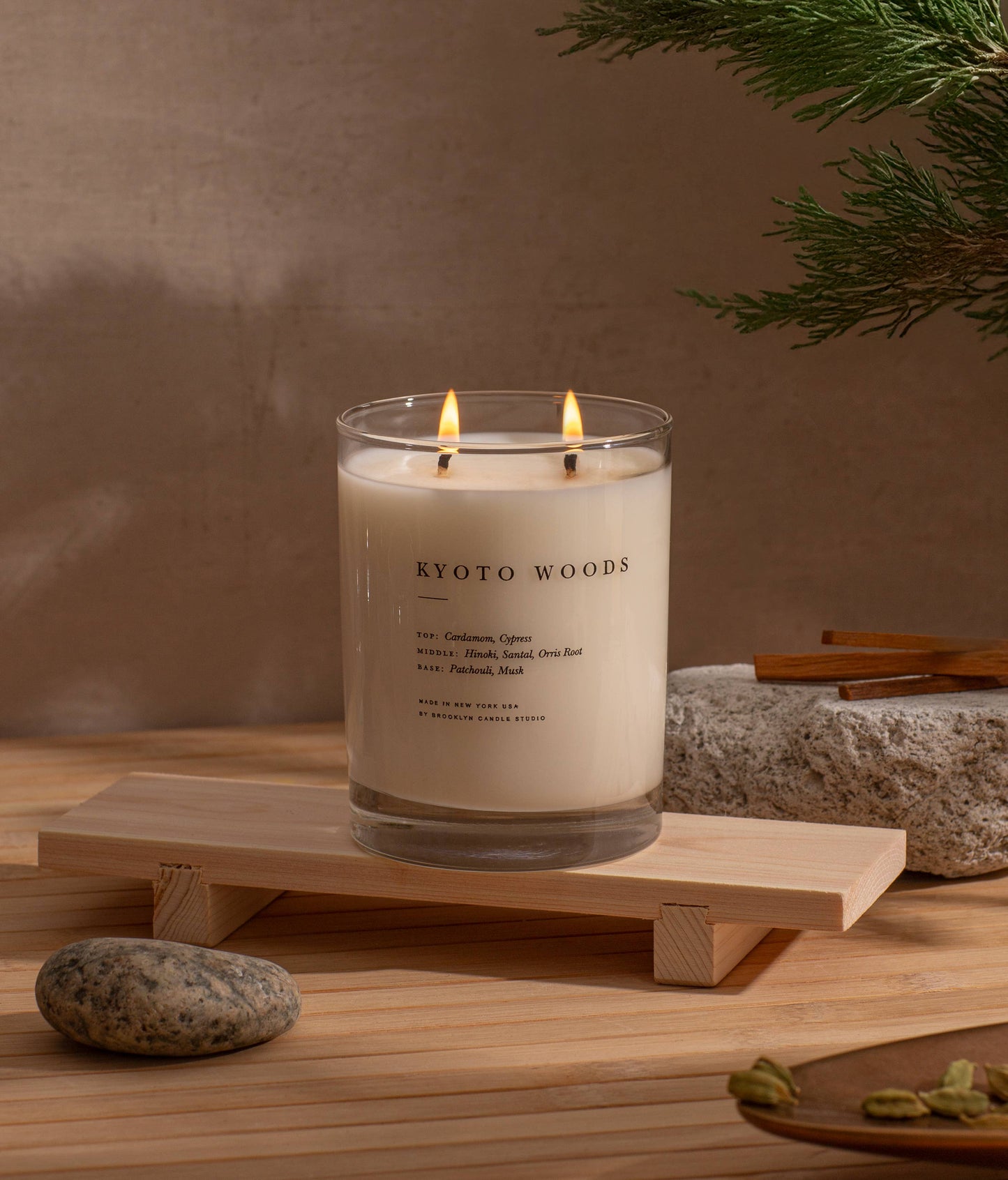 Brooklyn Candle Studio - Kyoto Woods Classic 2-Wick Candle