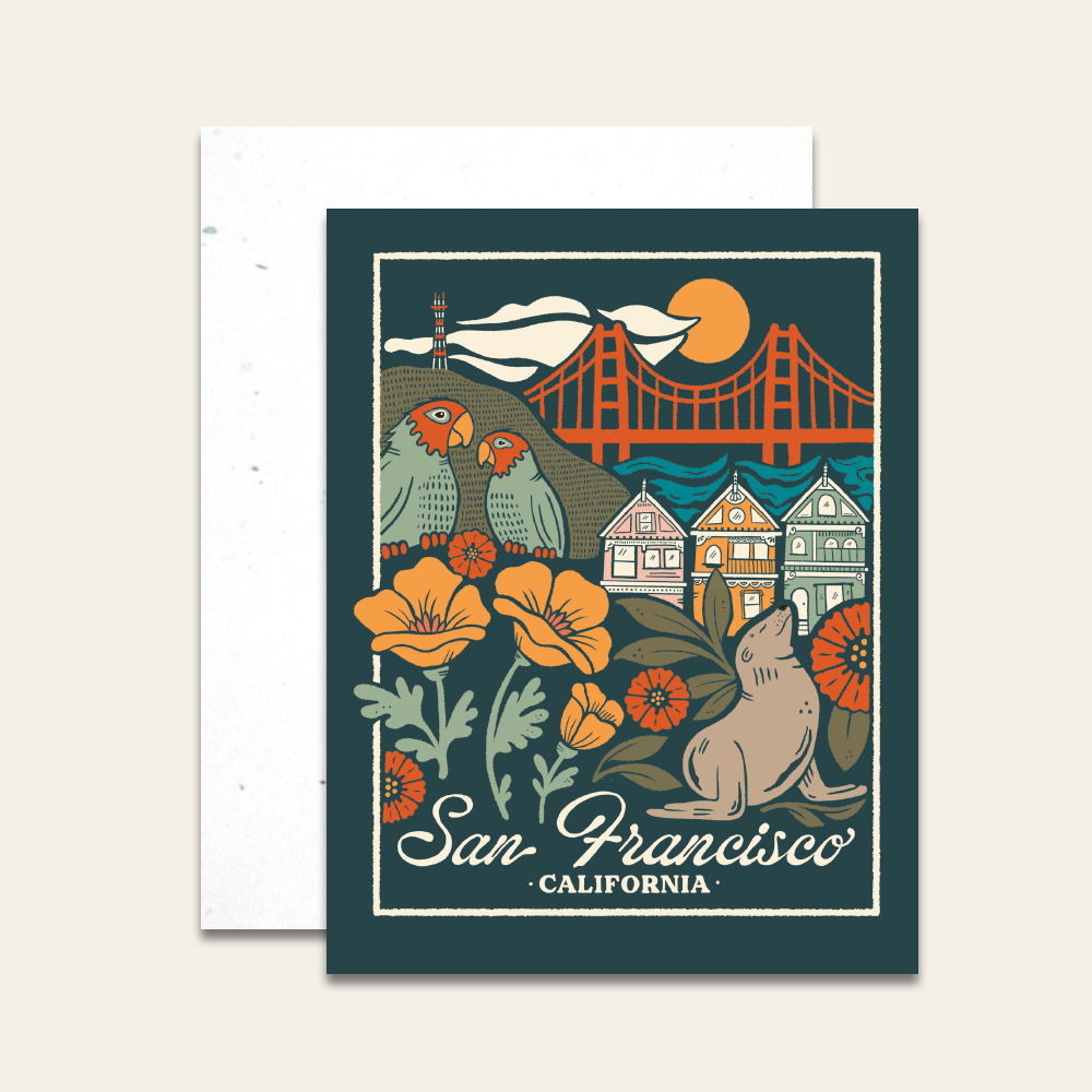 Hollis Callas - San Francisco | Greeting Card