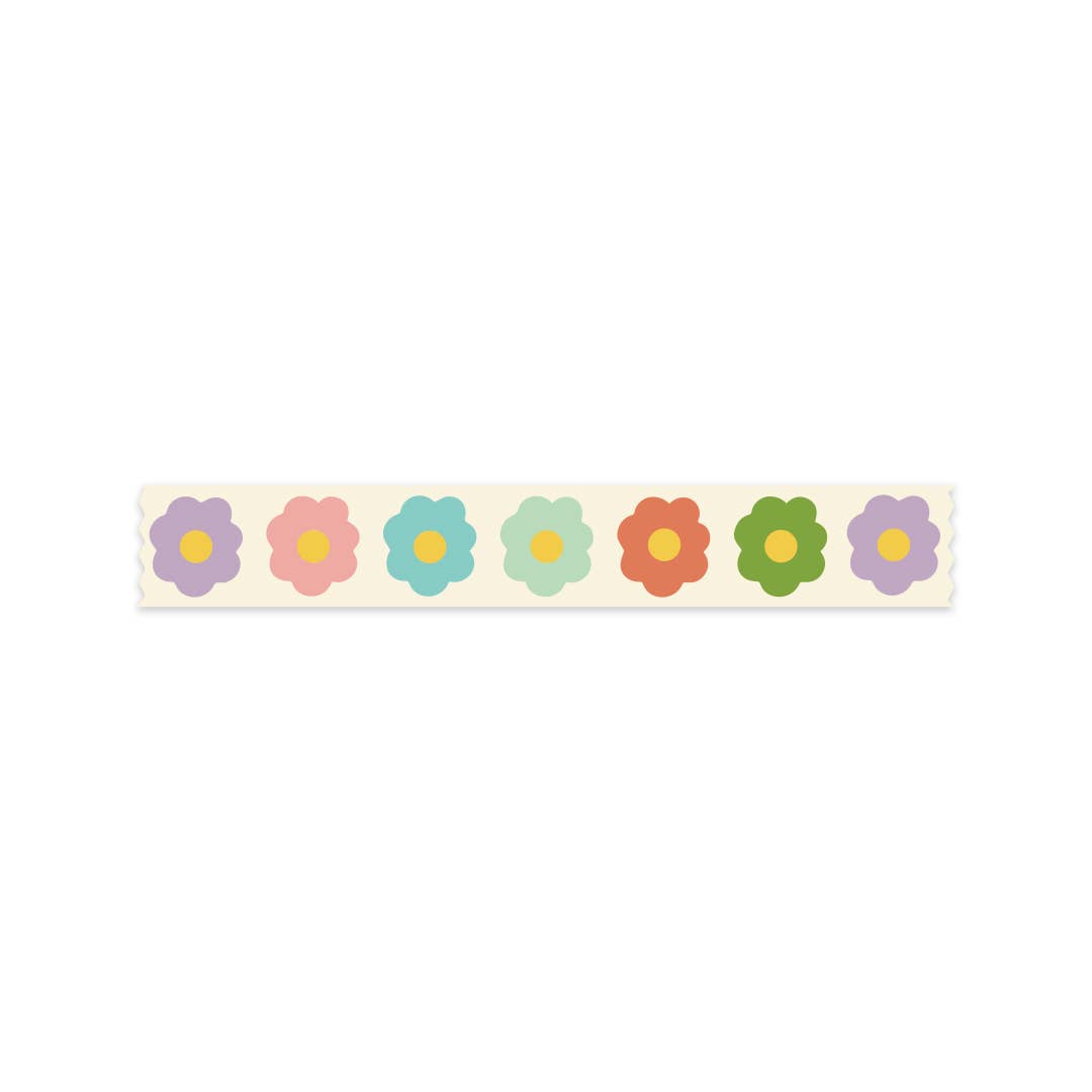 The Paper + Craft Pantry - Flowers Washi Tape - 15mm