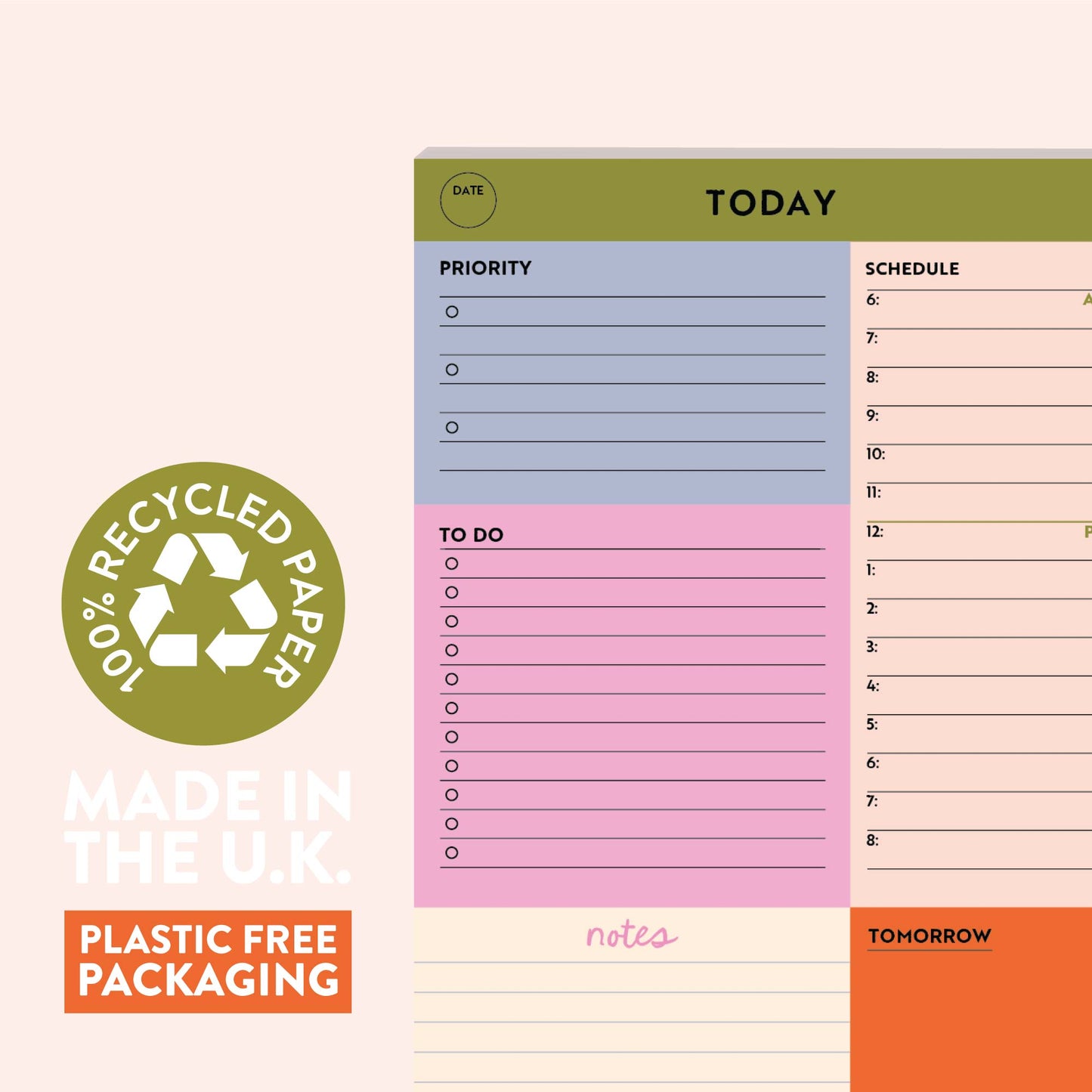 Good Tuesday (Once Upon a Tuesday) - A5 Daily Planner Pad | Block My Life