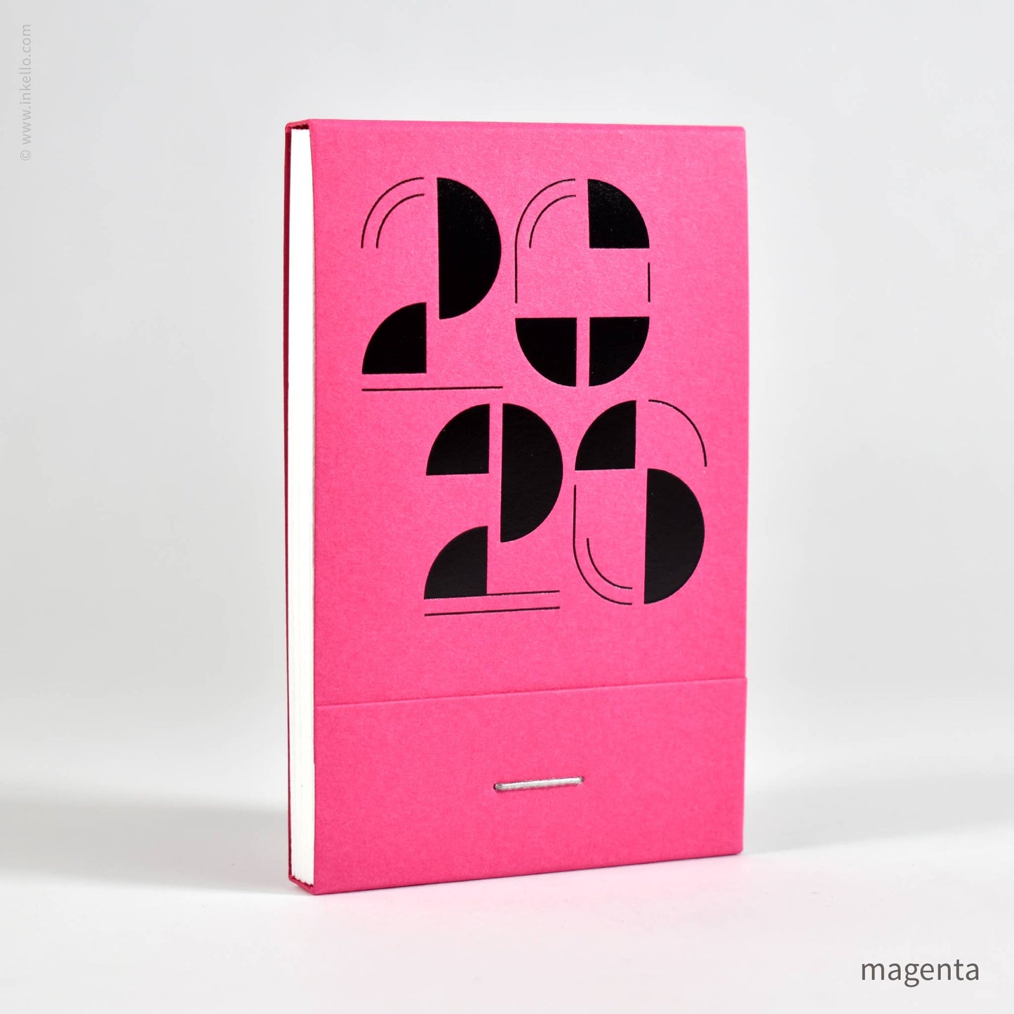 Inkello Letterpress - 2026 Matchbook Calendar™ (#107): Cyan
