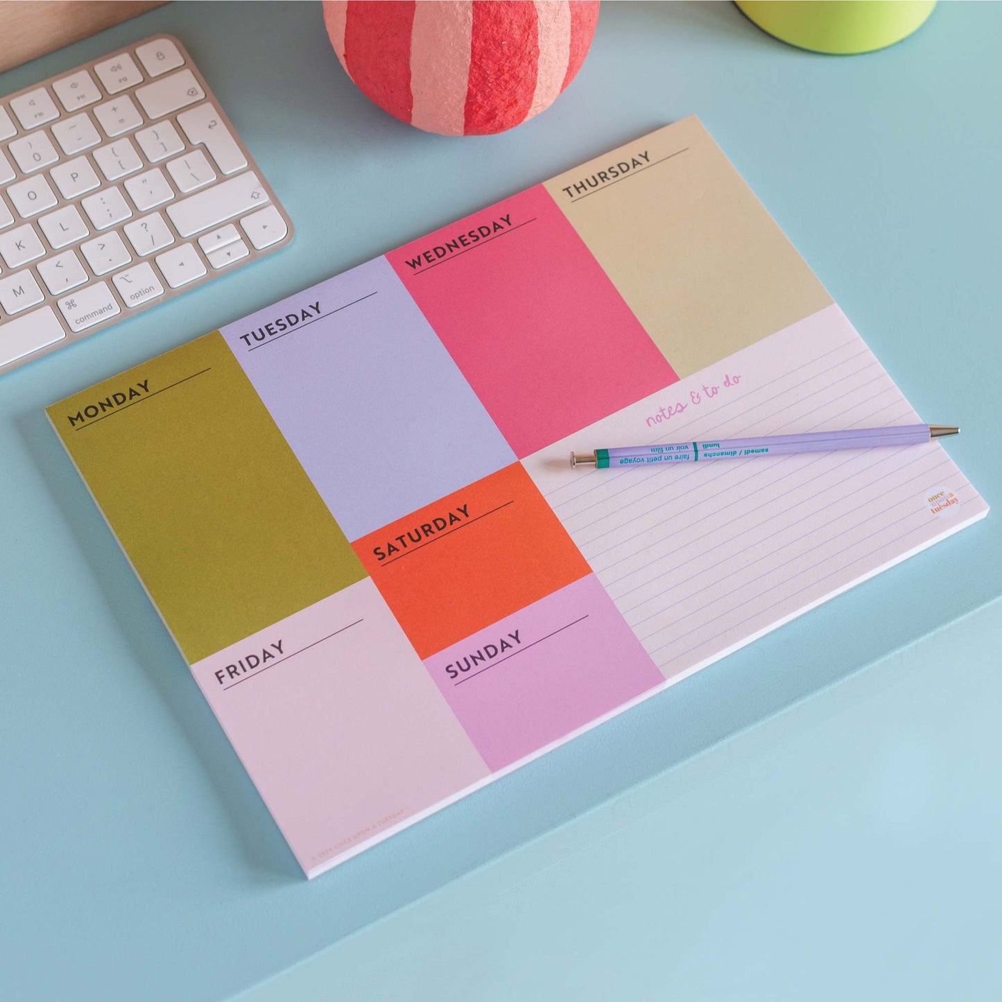 Good Tuesday - A4 Weekly Planner Pad | Block My Life