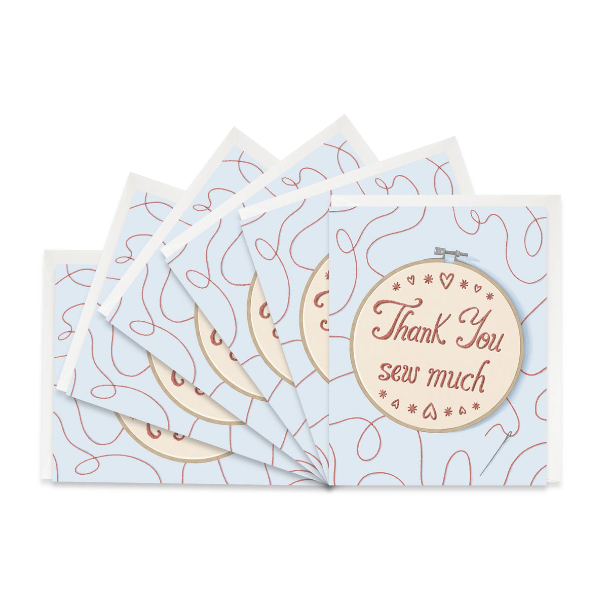 Good Juju Ink - Thank You Sew Much card