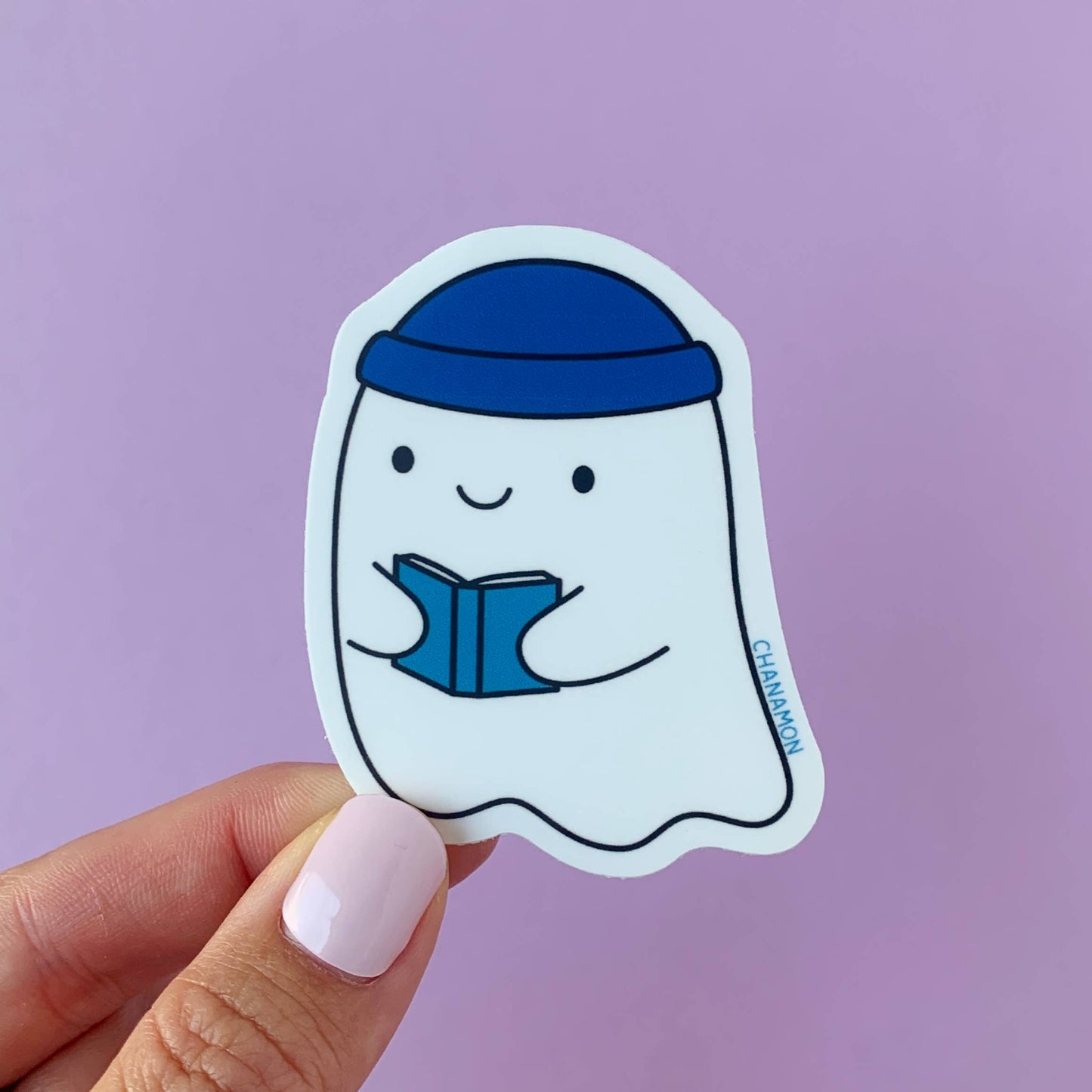 Maison Chanamon - Reading Ghost Sticker