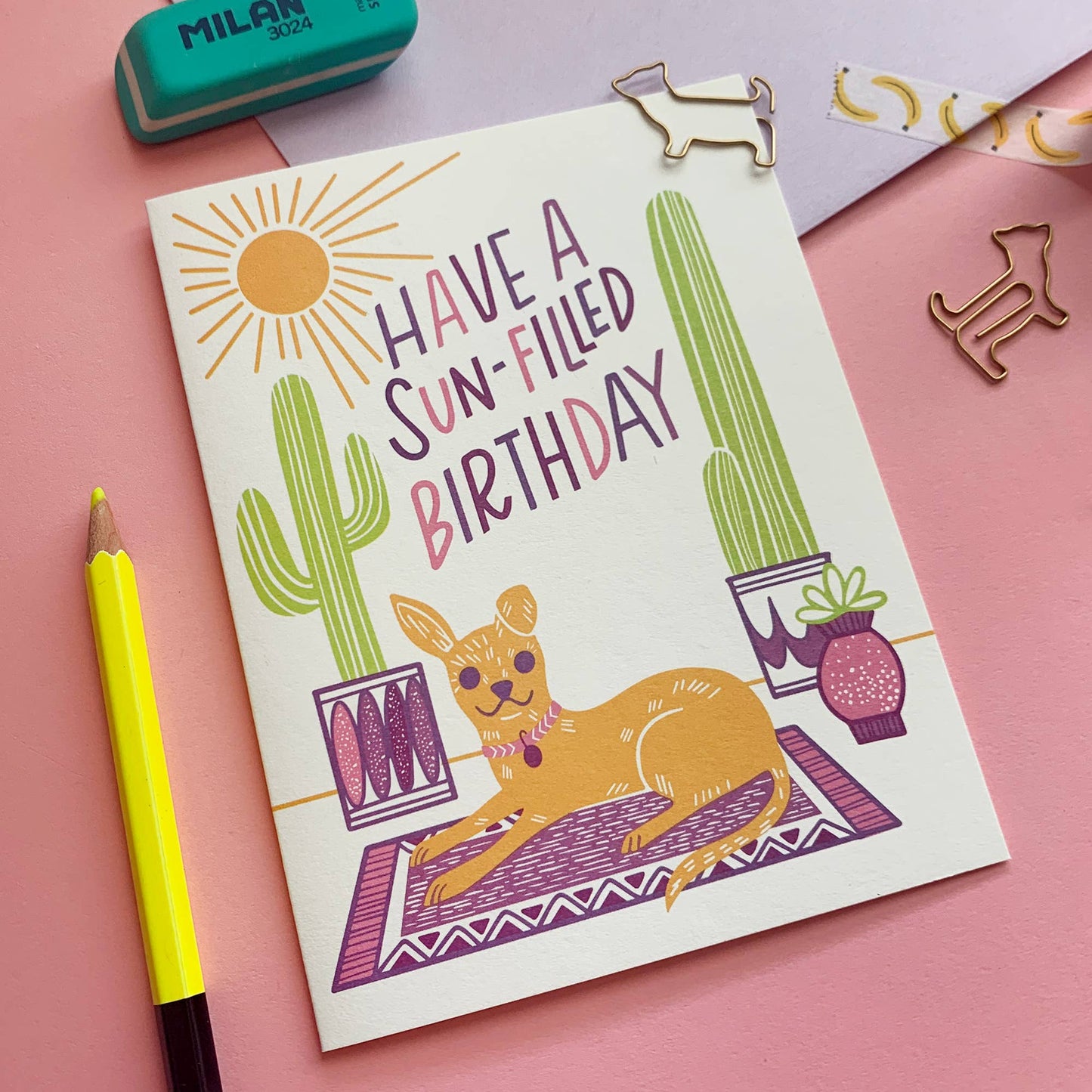 Paper Parasol Press - Sun-Filled Summer Birthday Card