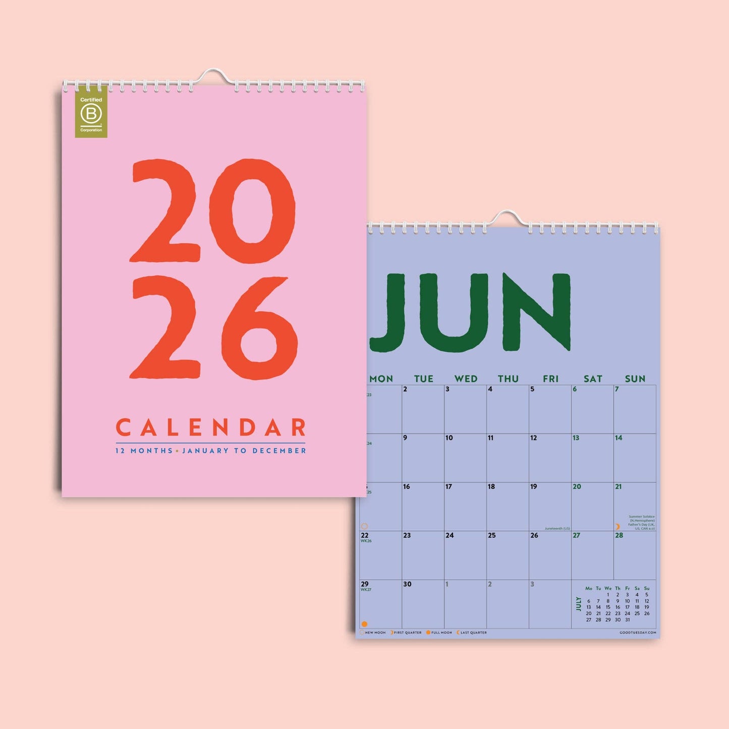Good Tuesday (Once Upon a Tuesday) - 2026 Calendar | Colourburst | A4
