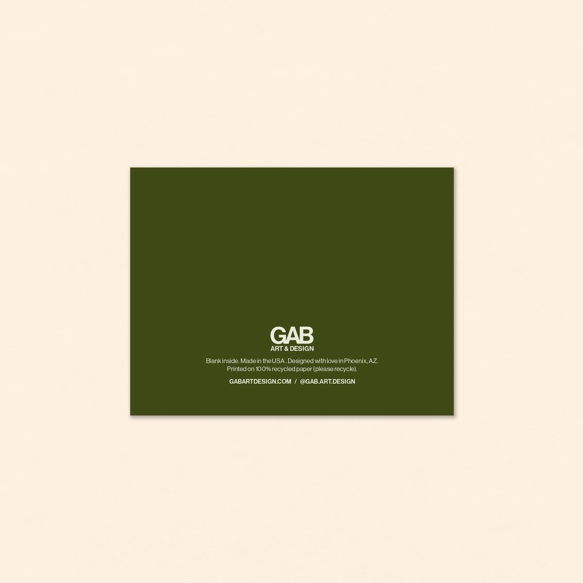 Gab Art & Design - Holiday drama - greeting card