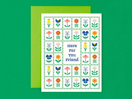 My Darlin' - Flower Friends Forever • Here For You Encouragement Card