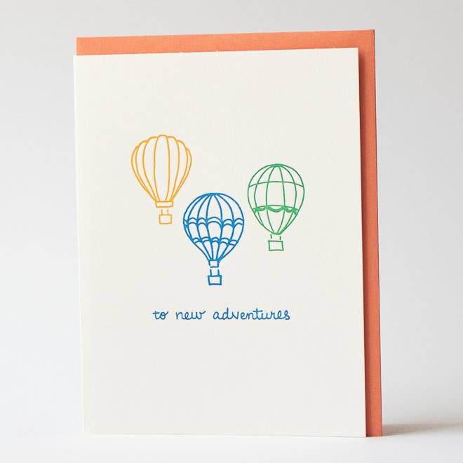 Albertine Press - To New Adventures Greeting Card