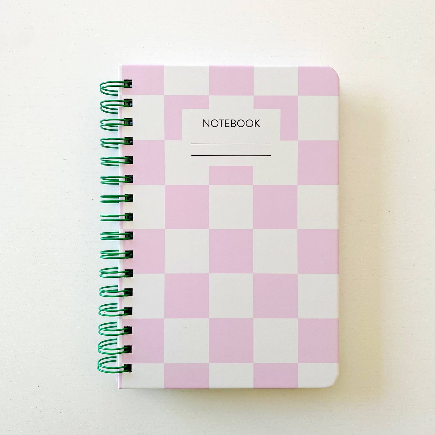 The Paper + Craft Pantry - Pink Checkered Multi-Paper Notebook