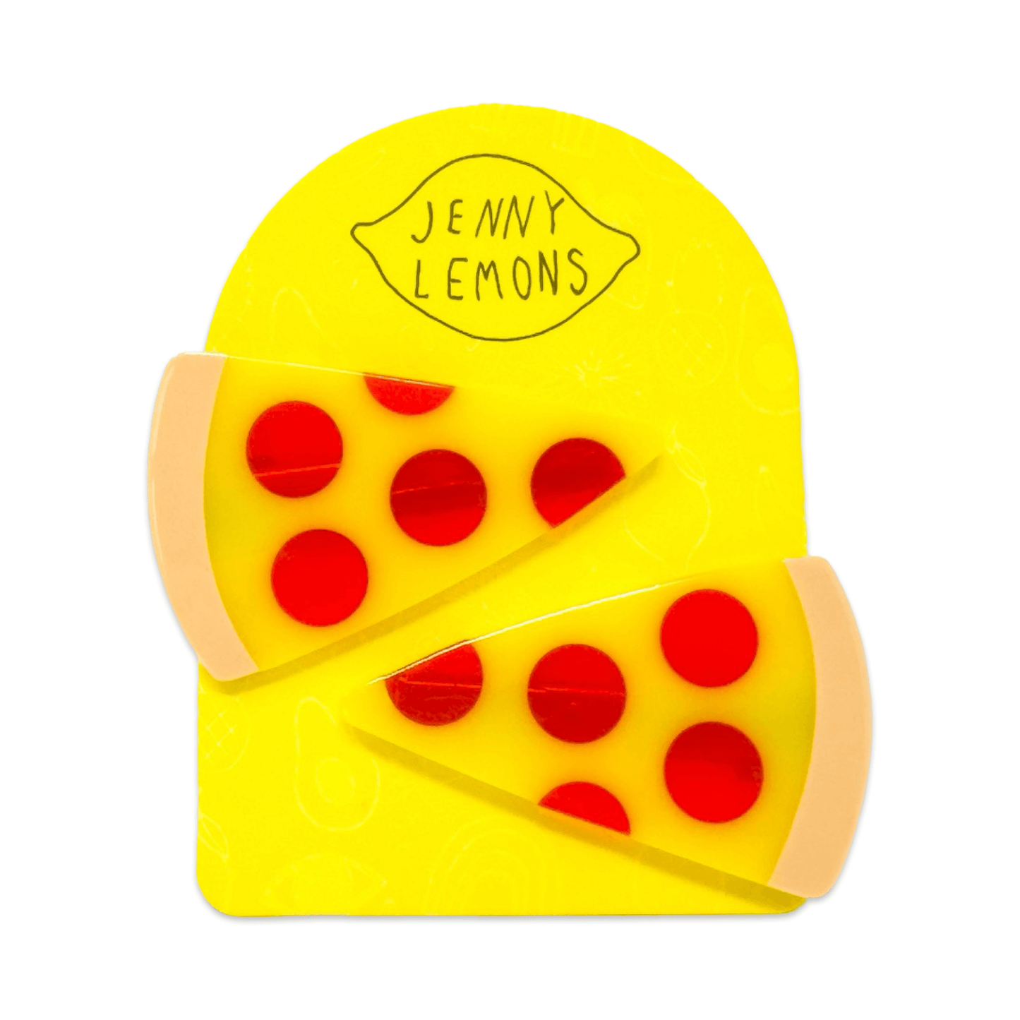 Jenny Lemons - Pizza Alligator Hair Clip Set