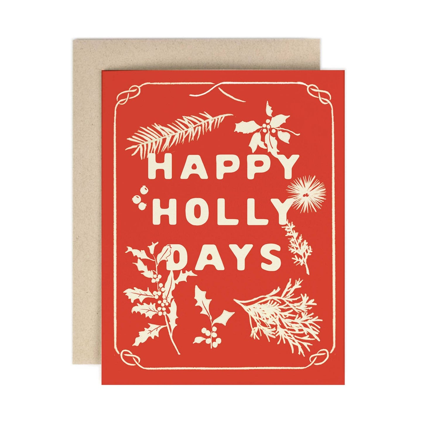 Amy Heitman - Holly Days Holiday Card: Single Card