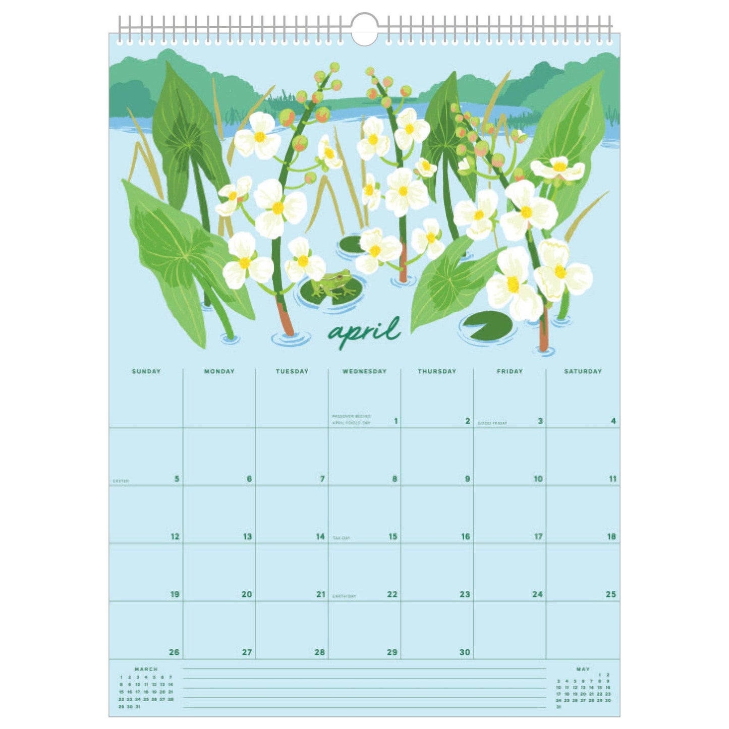 Smudge Ink - 2026 Wildflower Wall Calendar