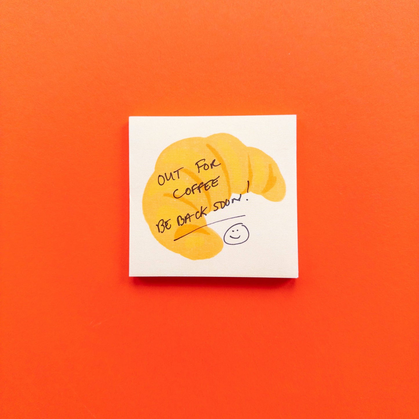 Mel Andrel - Croissant Sticky Notes