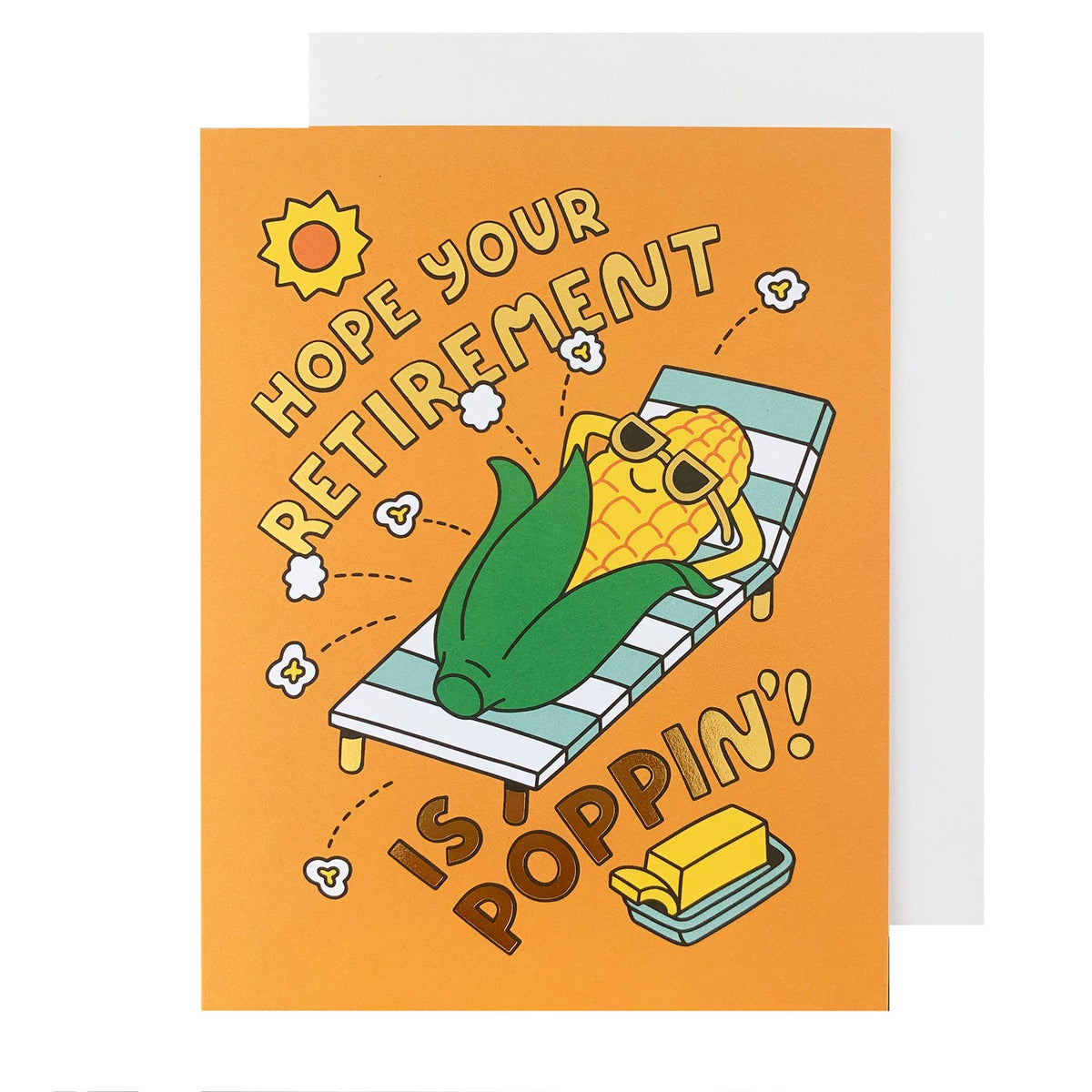 The Social Type - Poppin' Retirement Card