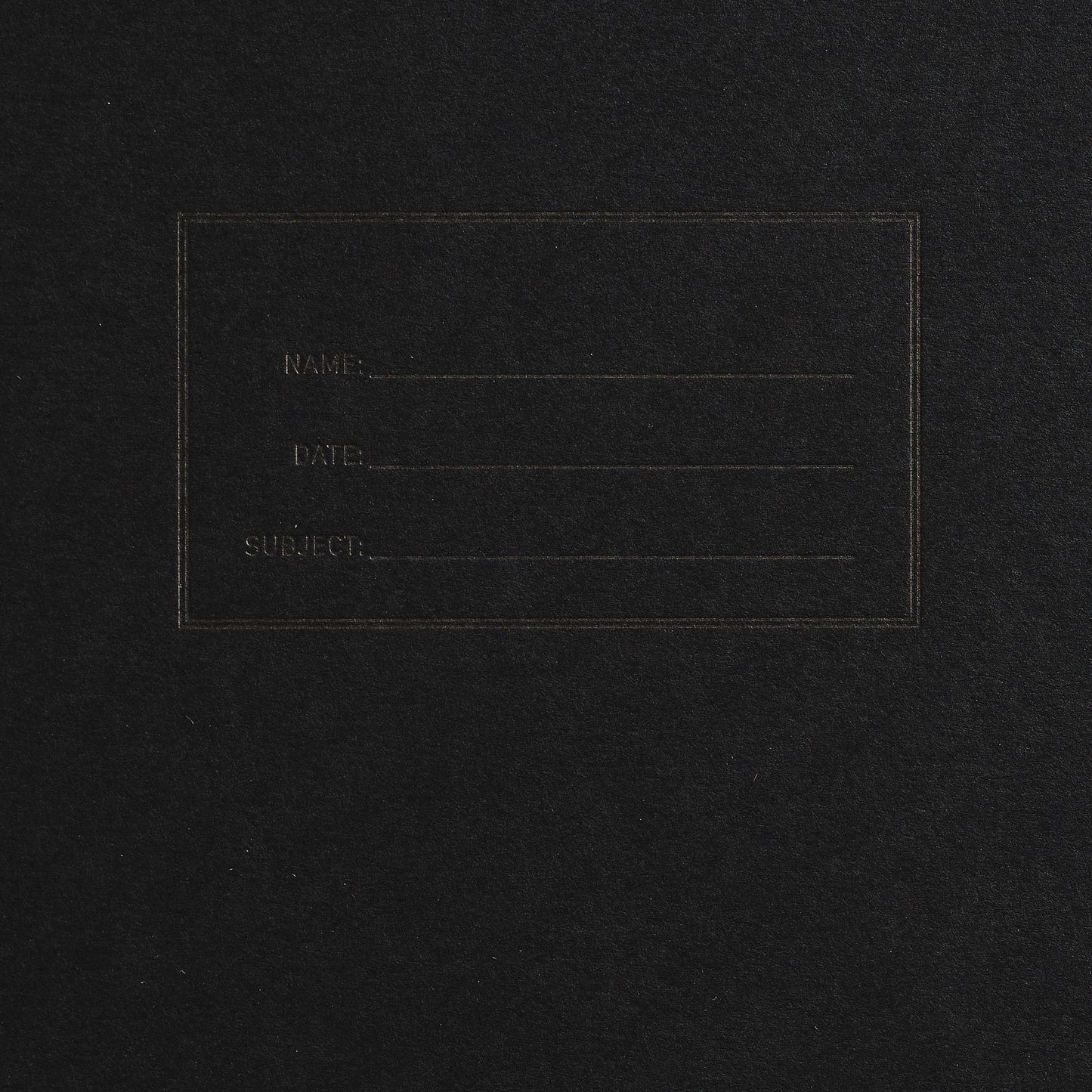 Shorthand Press - Standard Notebook - Black: Right / Lined