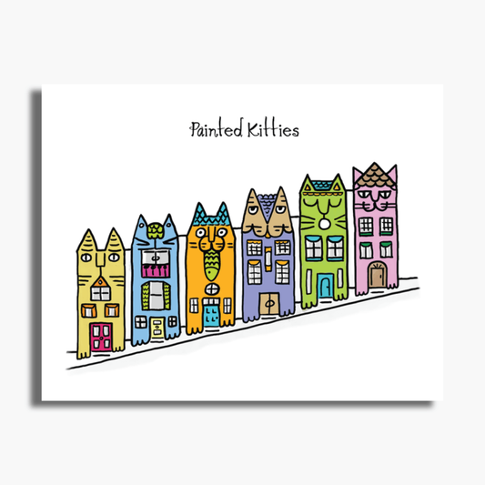 Cat City, Ink. - Painted Kitties