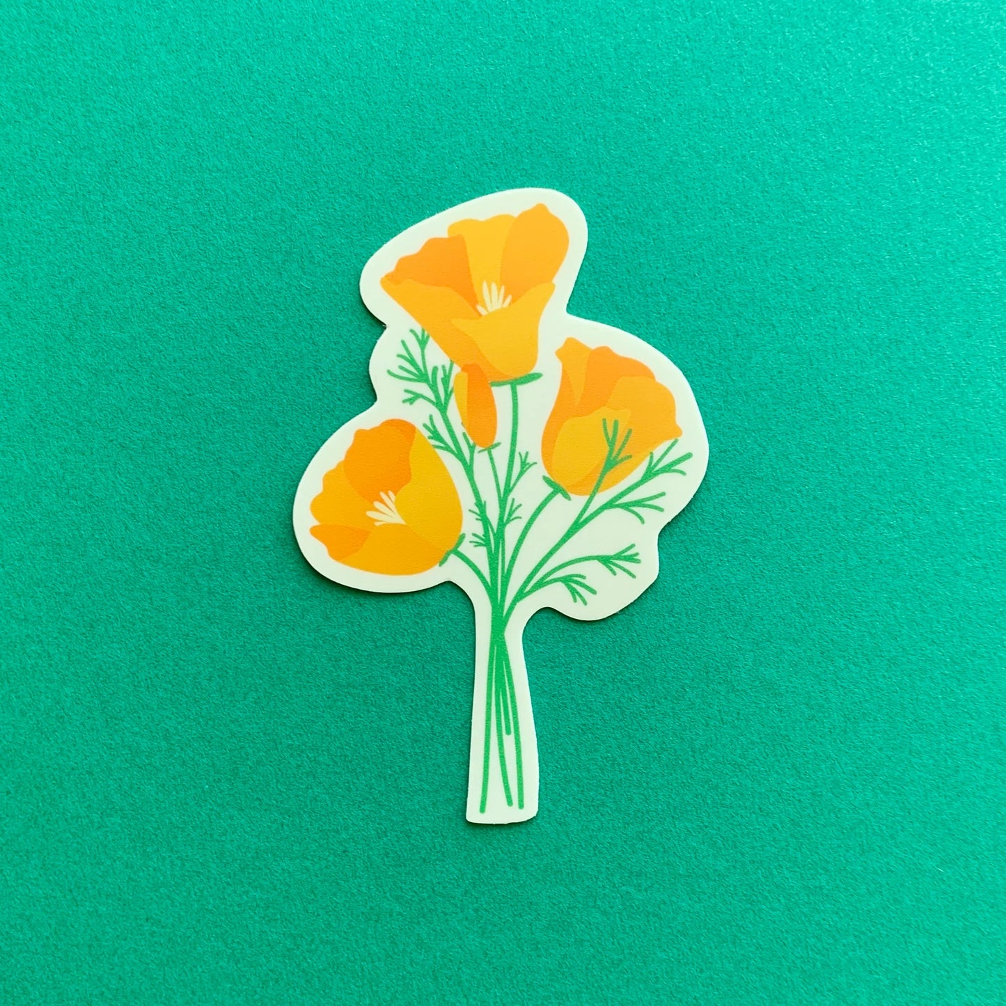 Masion Chanamon - California Poppy Sticker