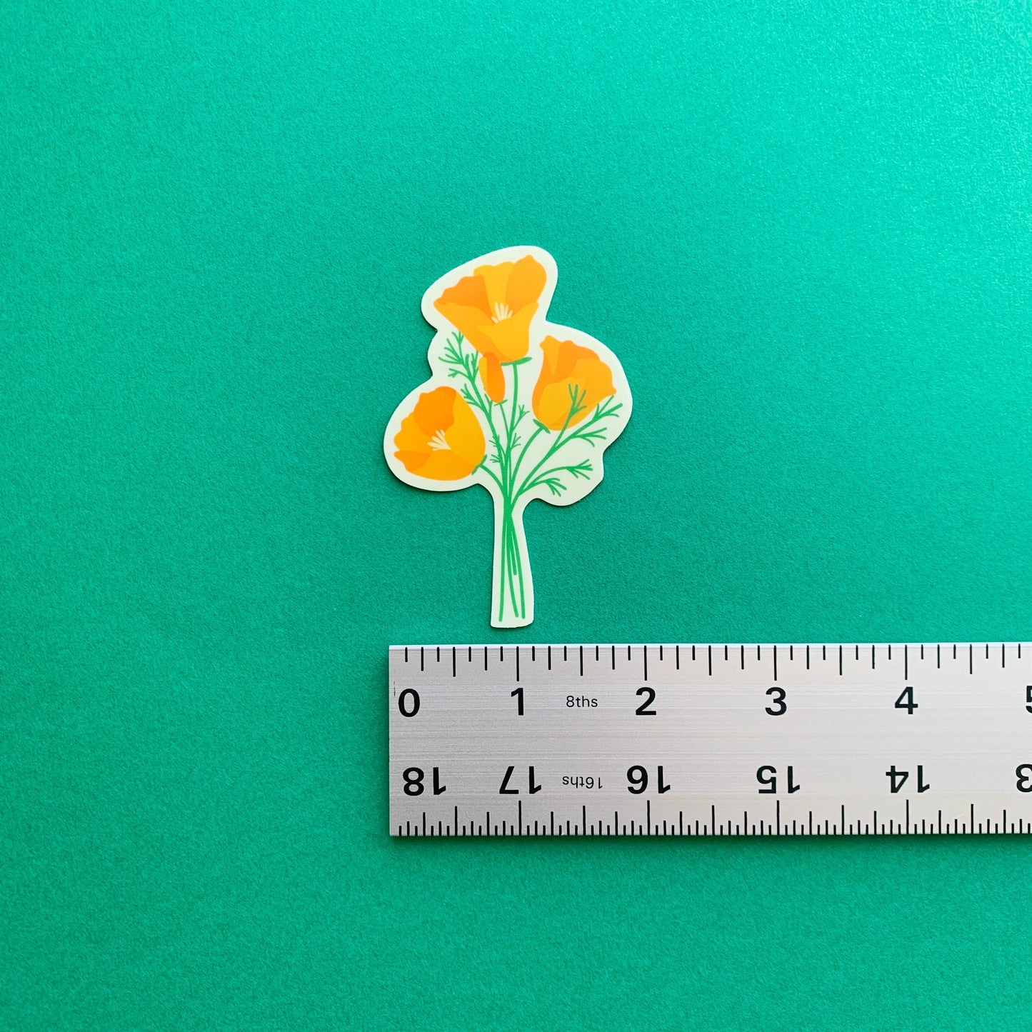 Masion Chanamon - California Poppy Sticker