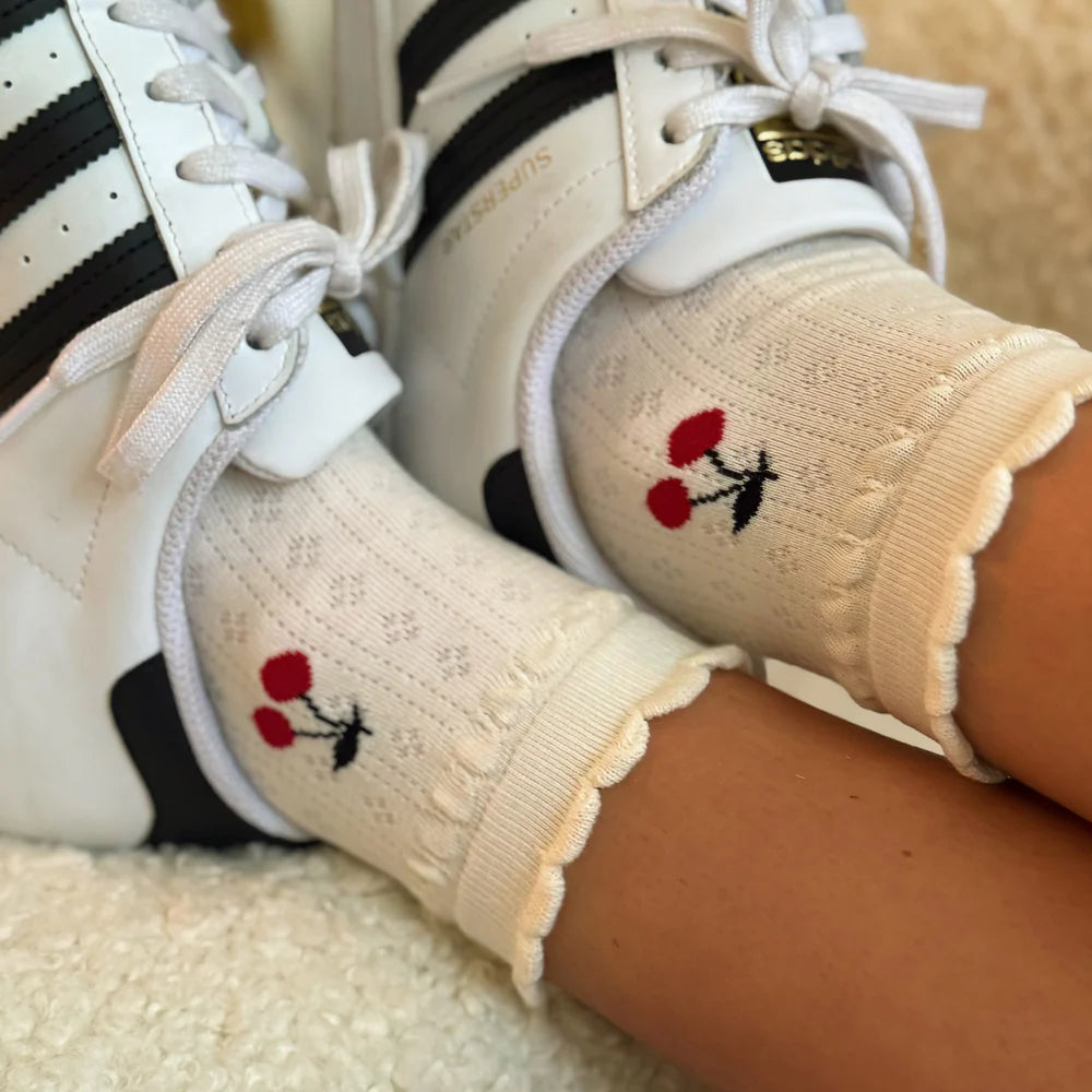 Ellison+Young Cherry Ankle Socks