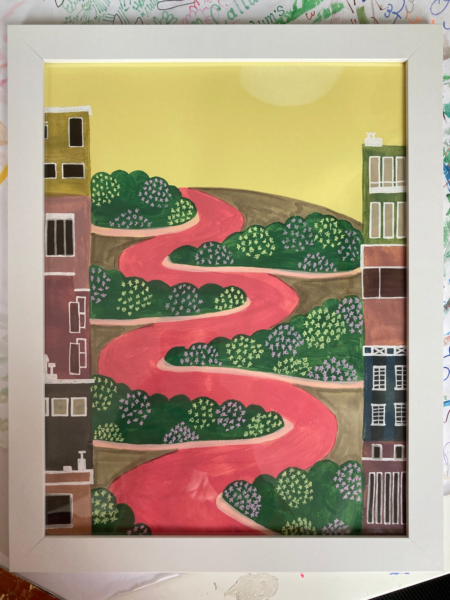 Bridget Watson Payne - Lombard Street - Original artwork