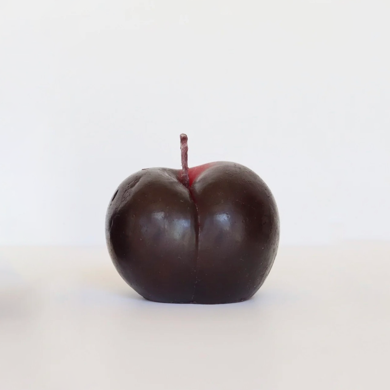Happy Organics - Plum Beeswax Candle - Single