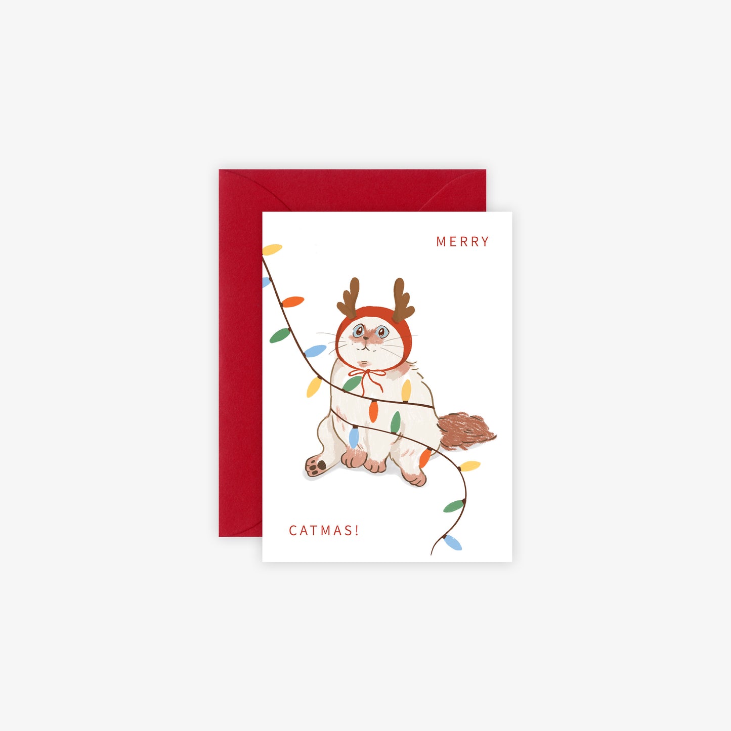 Daisy Vibe - Merry Catmas Mini Card