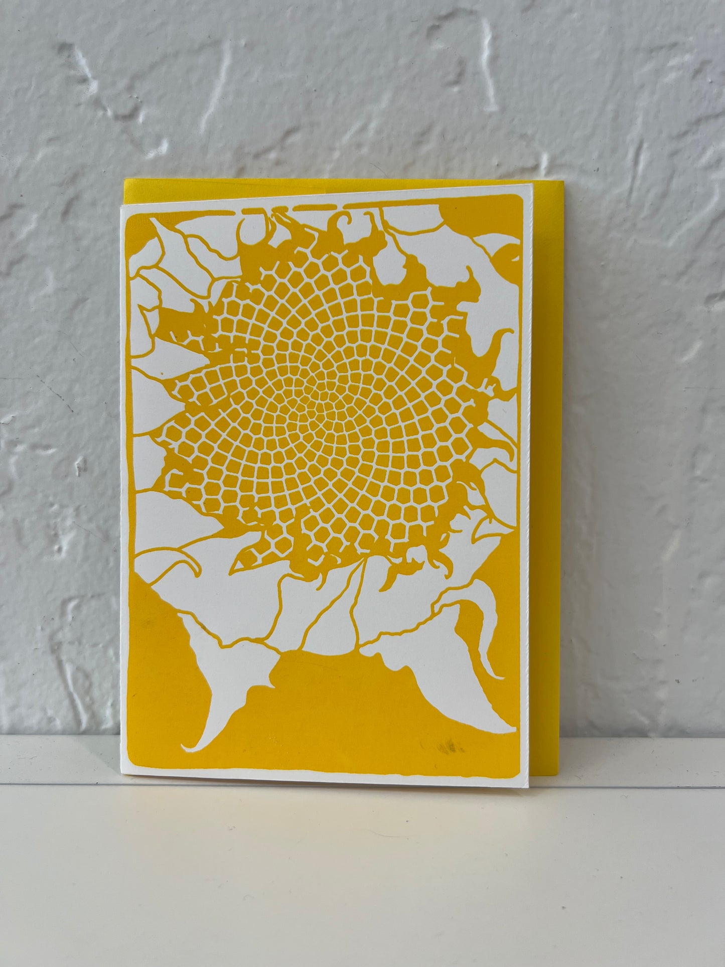 Anne Breedlove - Sunflower Head Card - A6