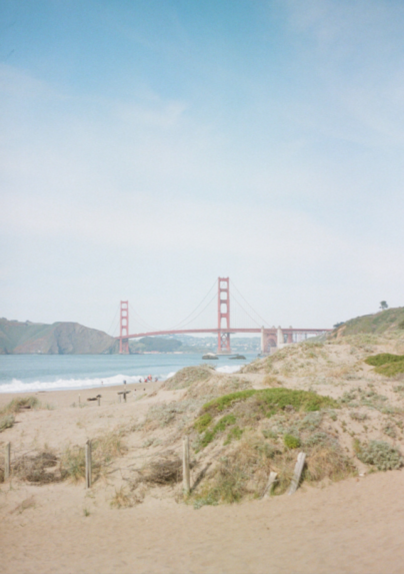 Machine Collecting Data - Golden Gate Bridge 4 postcard