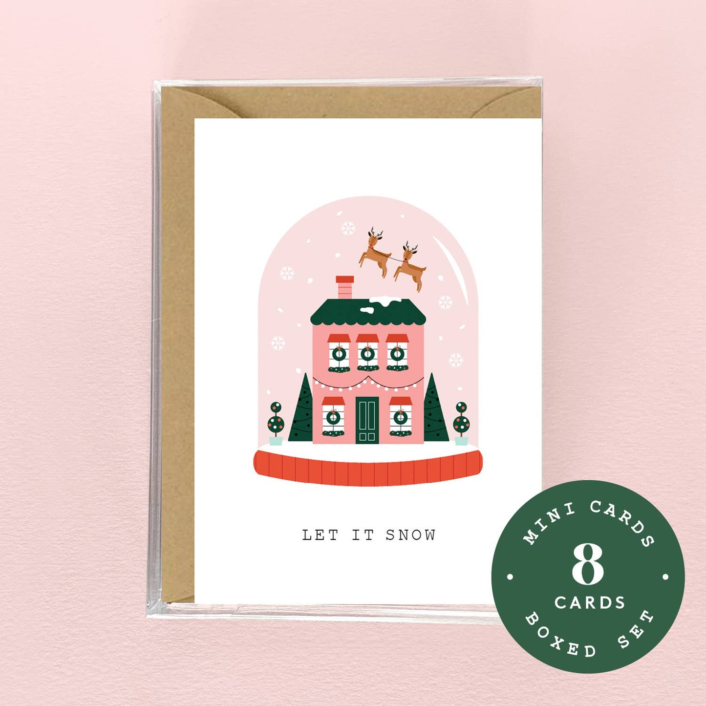 Spaghetti & Meatballs - Let it Snow Globe Mini cards