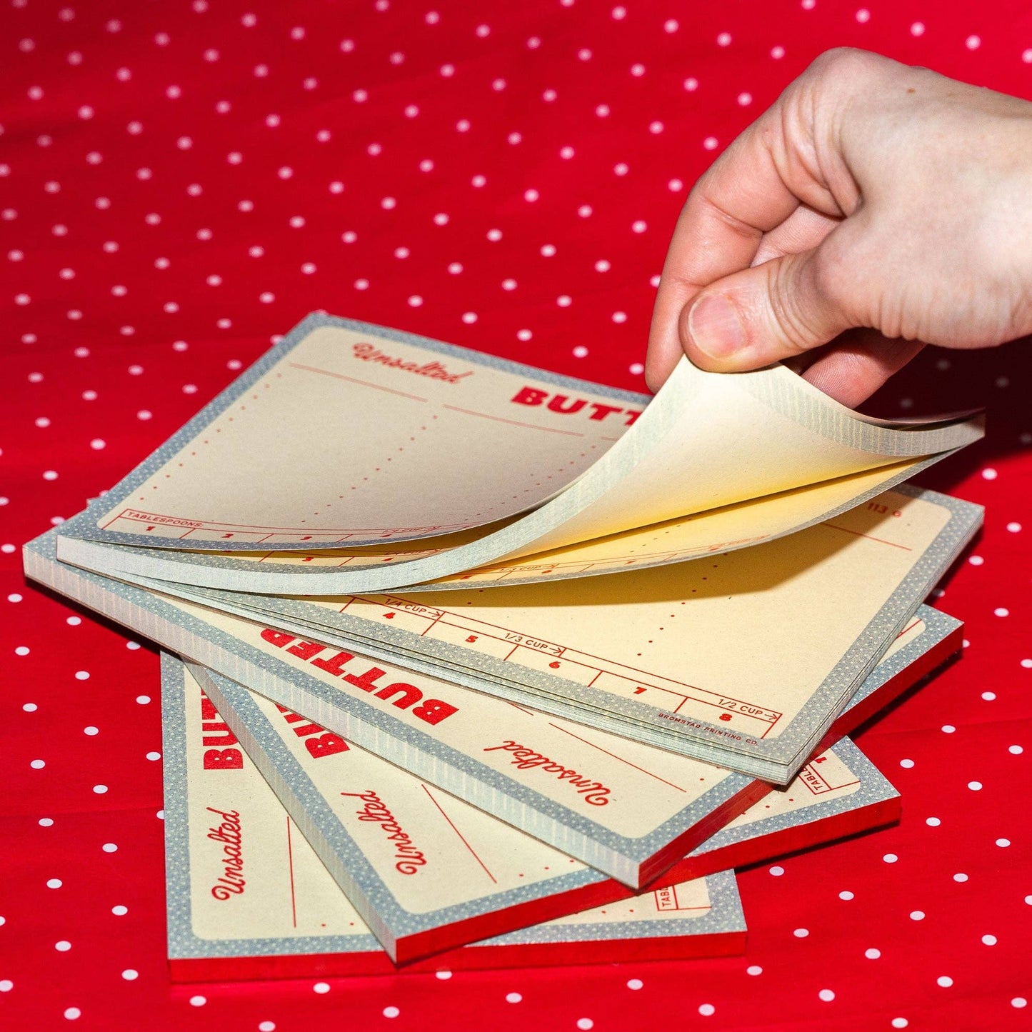 Bromstad Printing Co. - Butter - Risograph Notepad