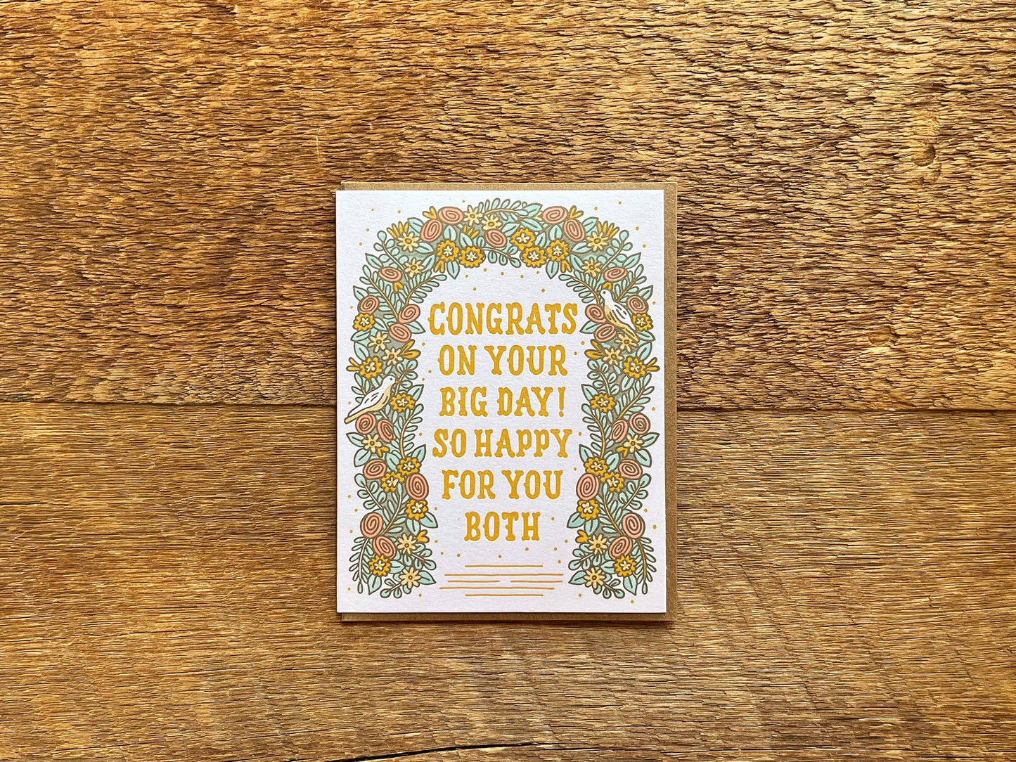 Noteworthy Paper & Press - Congrats Wedding Arch Card