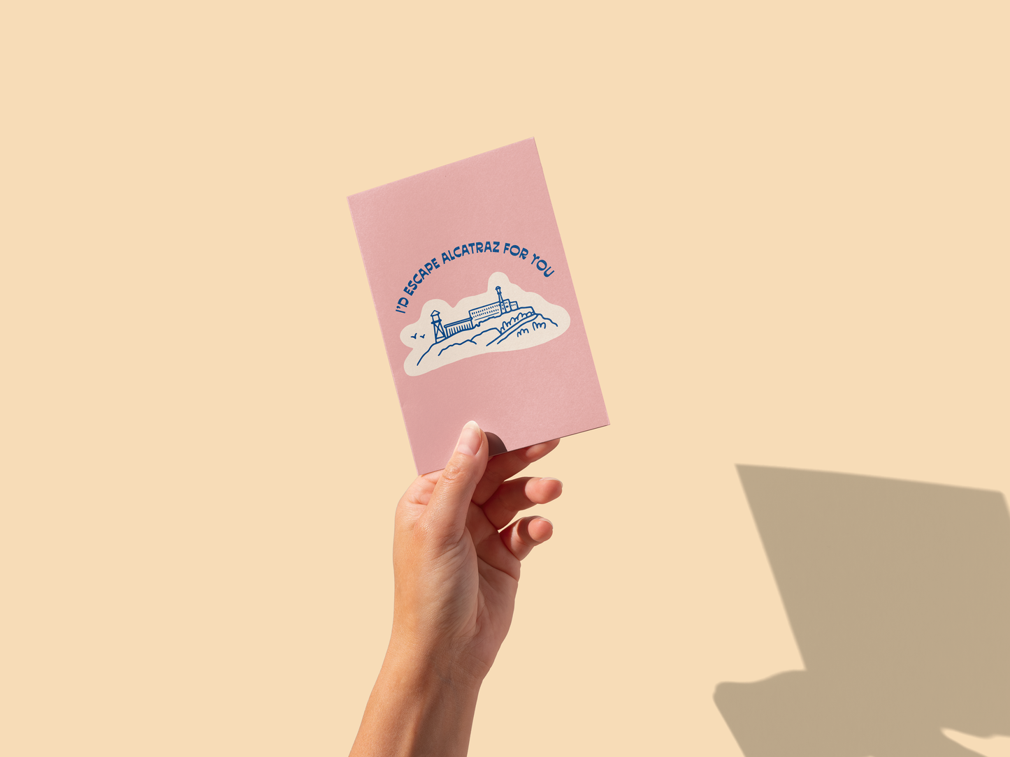 By Aleisha - I'd Escape From Alcatraz For You Greeting Card