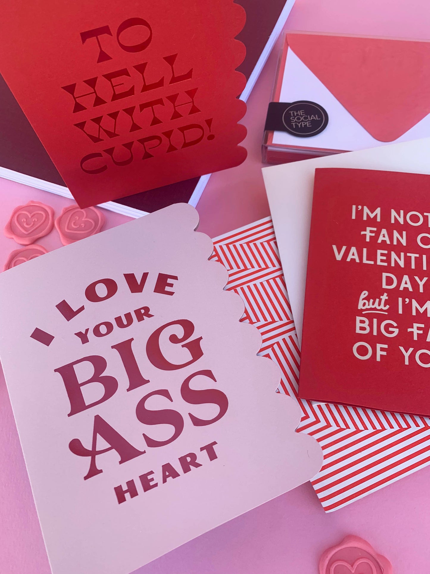 The Social Type - Big Ass Heart Love Card
