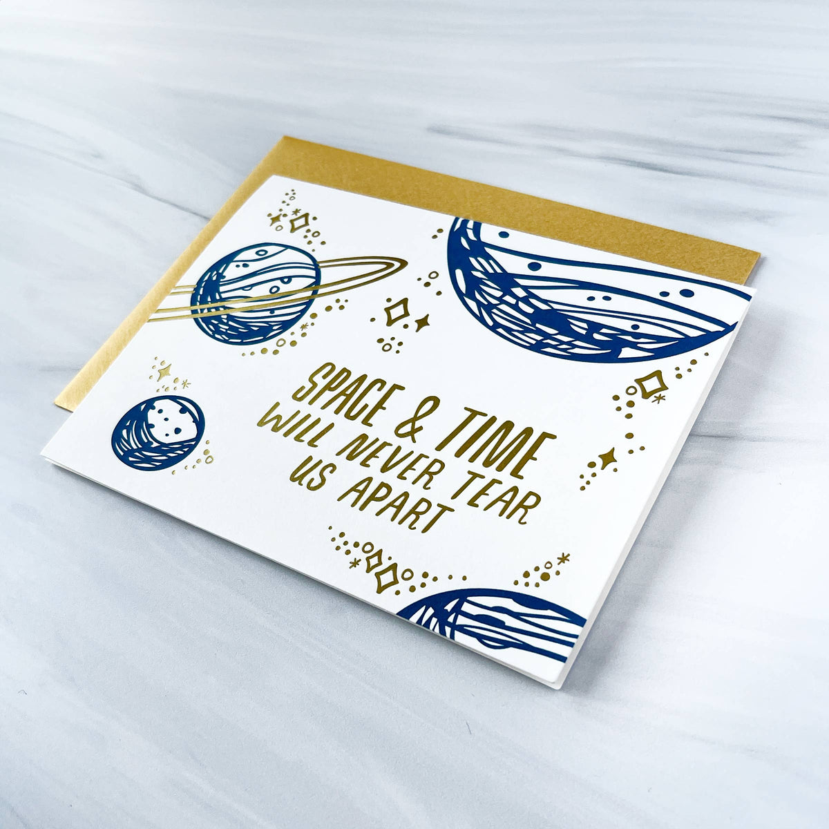 Paper Parasol Press - Space and Time Card