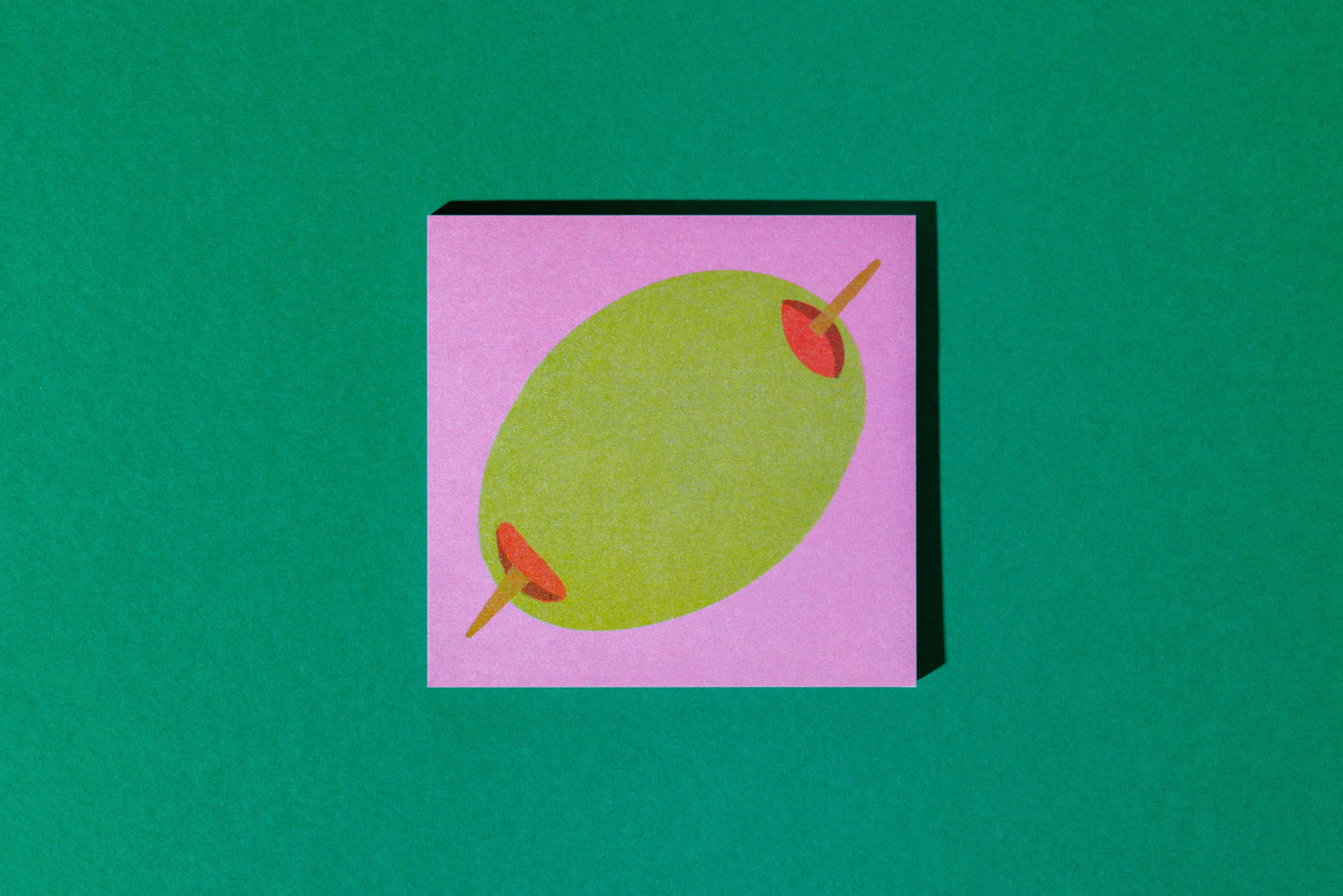 Mel Andrel - Olive Sticky Notes