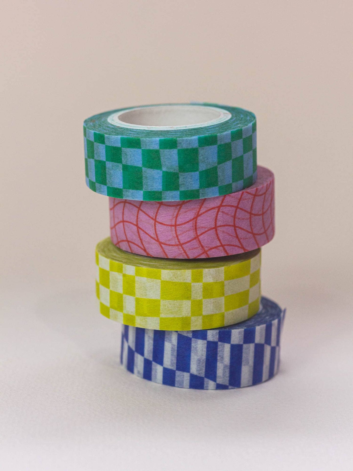 My Darlin' - La Grid En Rose 15mm • Wavy Grid Washi Tape