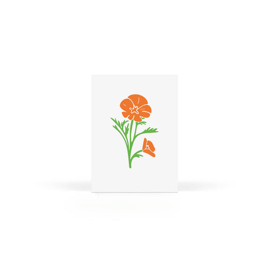Sweet Bippy Press - Mini Poppies Gift Card