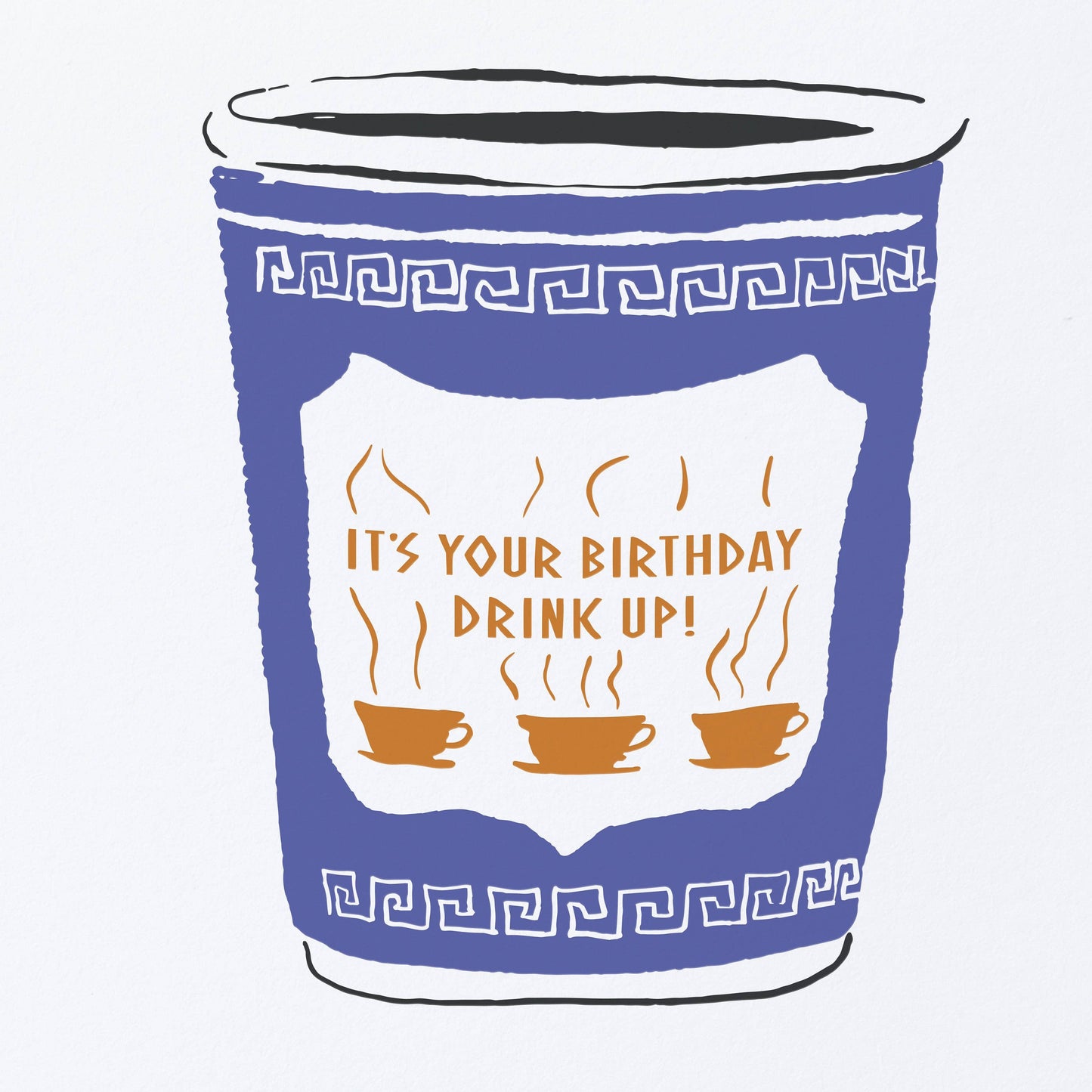 Sweet Bippy Press - Birthday Coffee Cup Greeting Card
