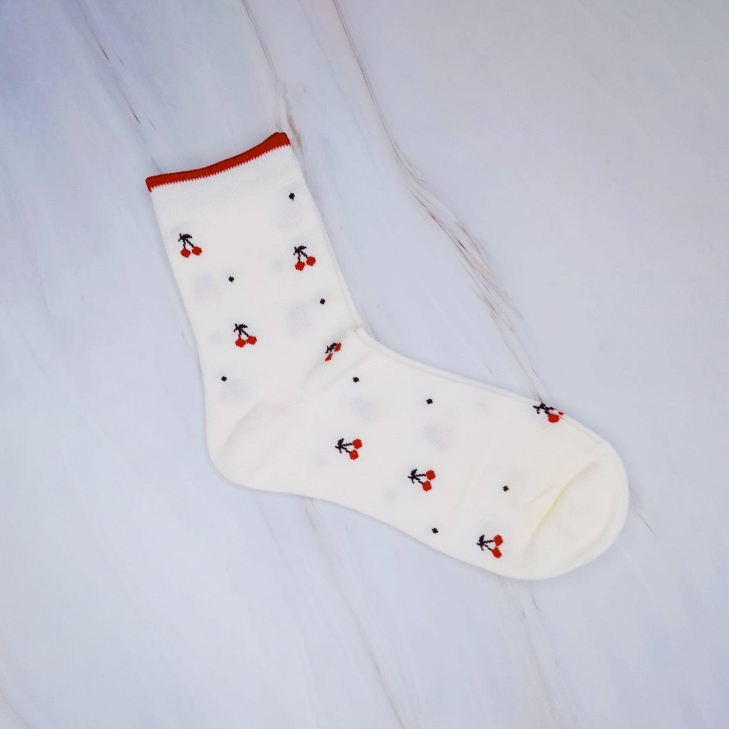 Ellison+Young - Cherries All Over Sock