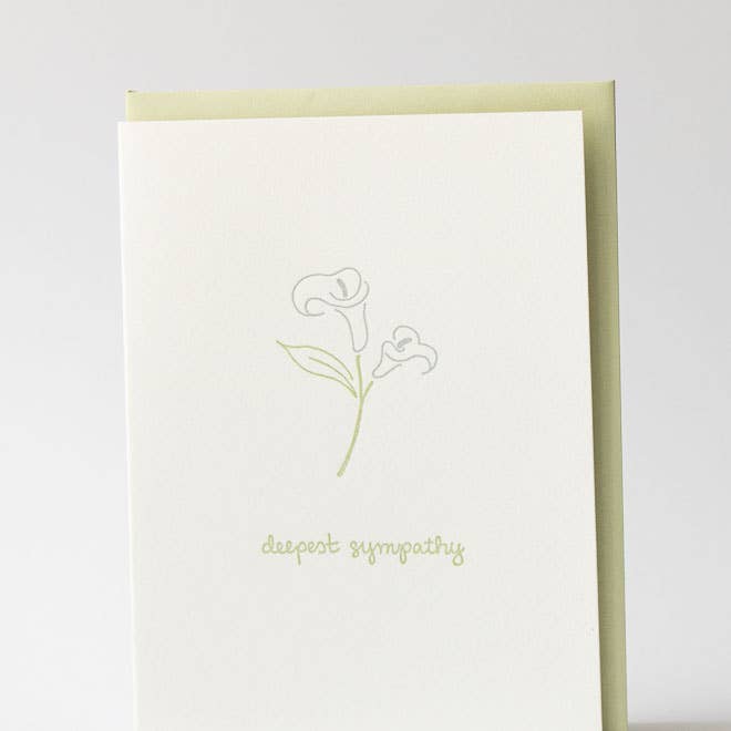 Albertine Press - Deepest Sympathy Greeting Card