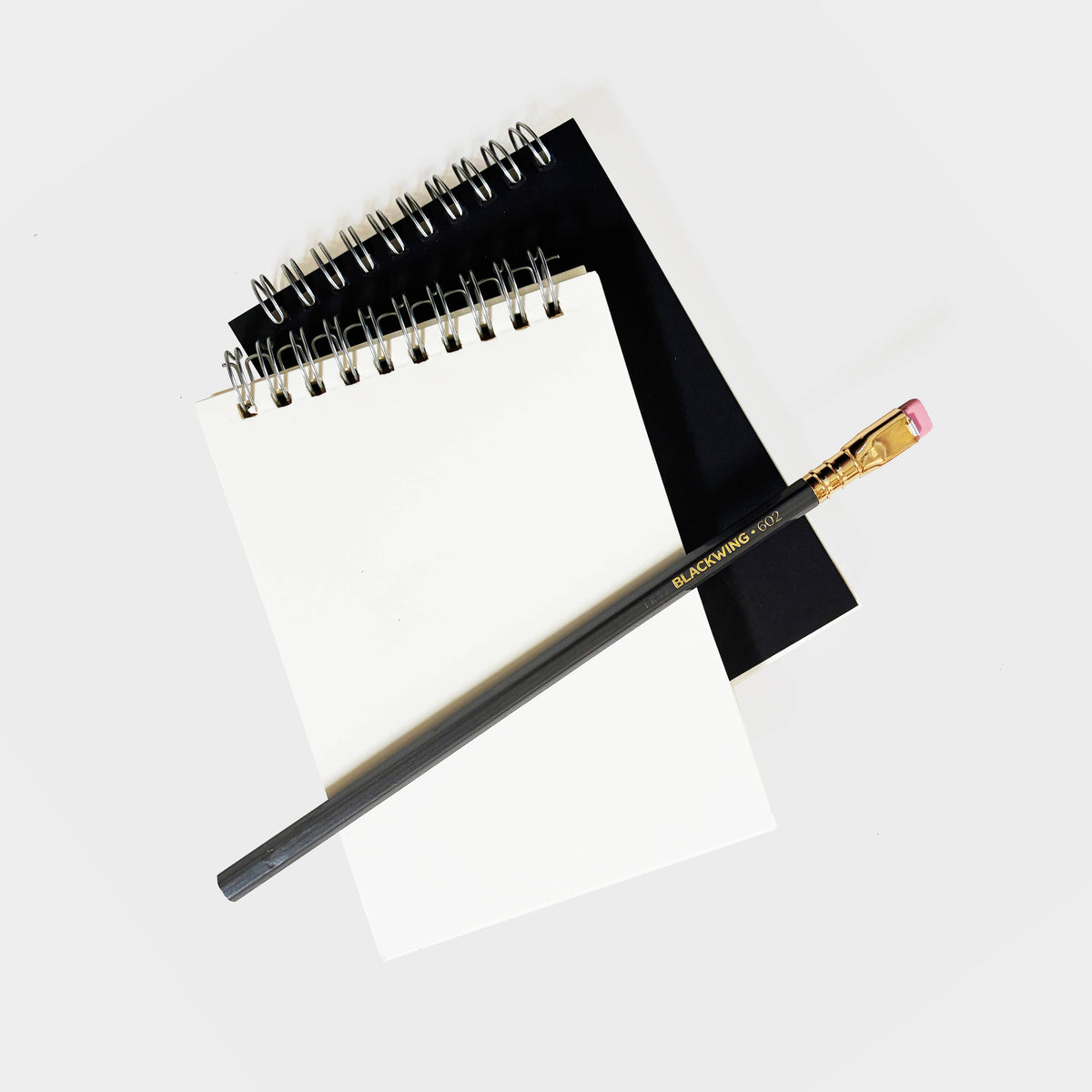 Studio Portmanteau - Medium Top Spiral Notebook: Black