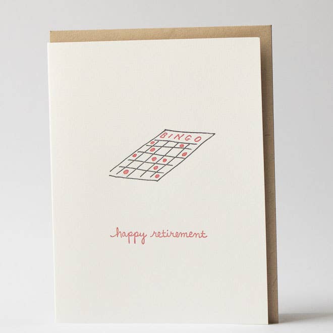 Albertine Press - Happy Retirement Greeting Card