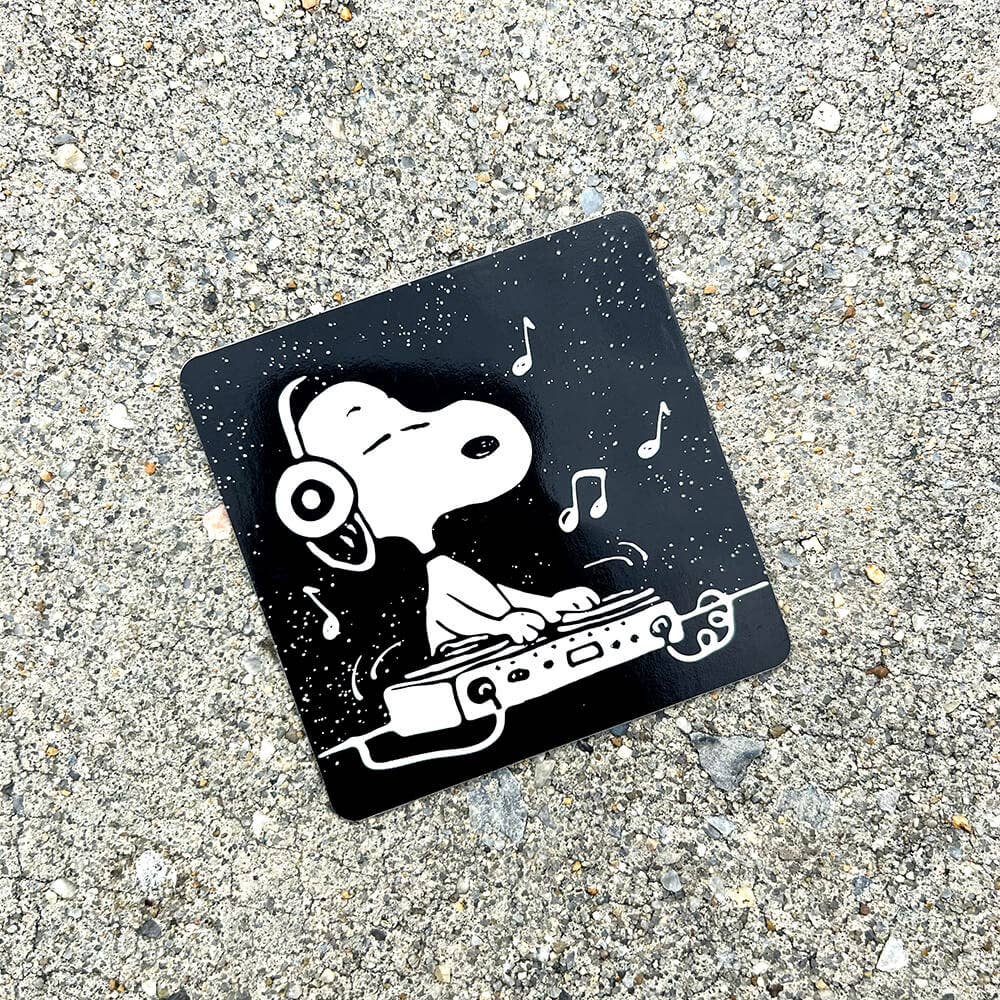 Apply Stickers - DJ Snoopy - Die-Cut Sticker
